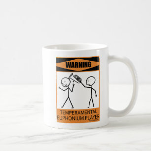Varning Temperbasic Euphonium Player Coffee Mugg