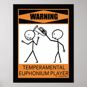Varning Temperbasic Euphonium Player Poster
