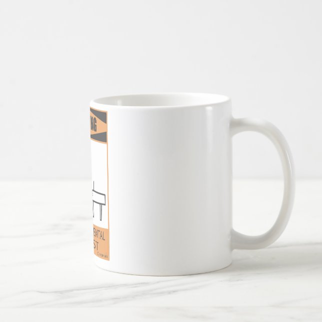 Varning Temperbasic Pianist Kaffemugg (Höger)