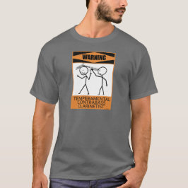 Varning Temperfundamental Contrabass Clarinetist Tee Shirt