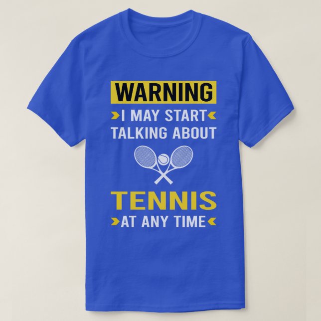 Varning Tennis T Shirt (Design framsida)