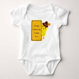 Varning! Thanksgivingen Zon! Festive Quote T Shirt