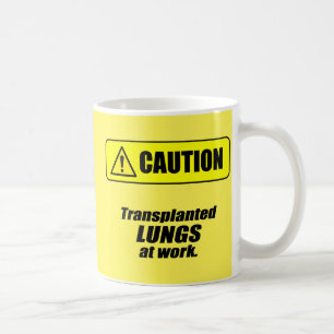 Varning: Transplanterade lok på arbetsplatsen Kaffemugg