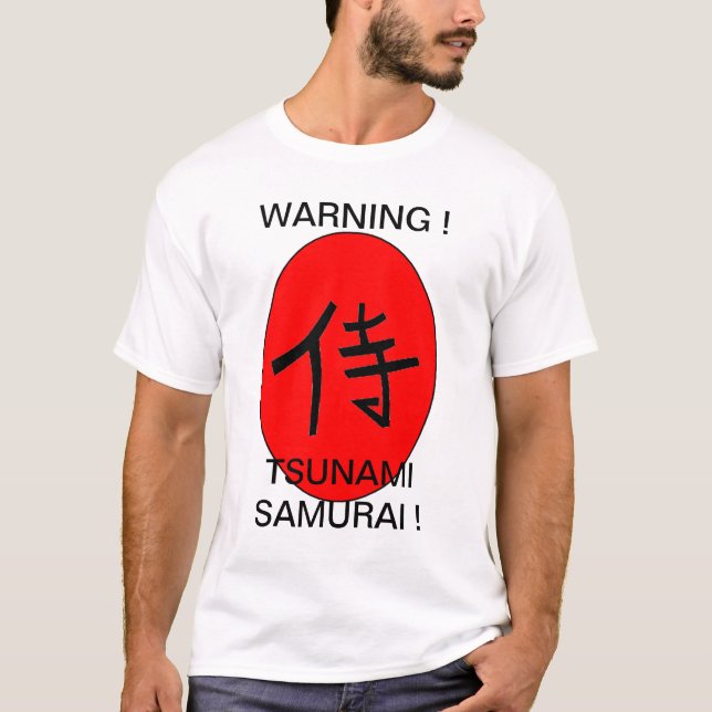 VARNING ! TSUNAMI SAMURAI ! TRÖJA (Framsida)