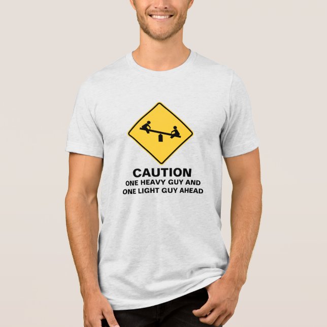 VARNING: TUNG KILLE FÖRE T SHIRT (Framsida)