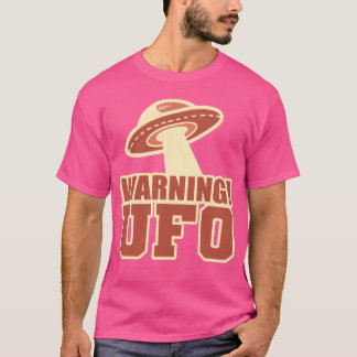 Varning UFO Ufologi Present vintage T Shirt