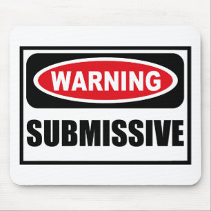 Varning UNDERGIVENA Mousepad Musmatta