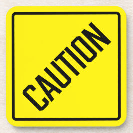 Varning - Underlägg av hårdplast