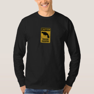 Varning Uttryck Varning Kul Väg Skylt Upplyst Vir T Shirt