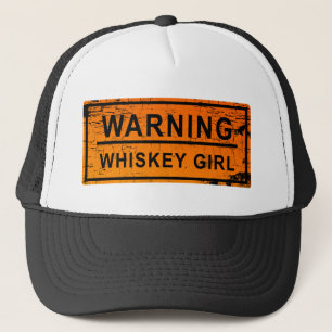 Varning - Whiskeyflicka Truckerkeps