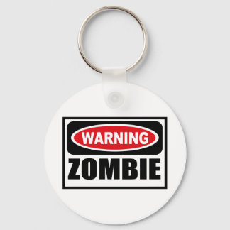 Varning ZOMBIE-Nyckelring Nyckelring
