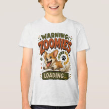 "Varning Zoomies Laddar"Rolig Corgi Älskare retro