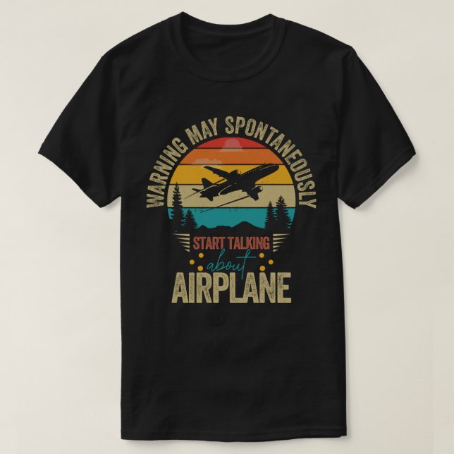 varningen kan spontant börja tala om luft t shirt (Design framsida)