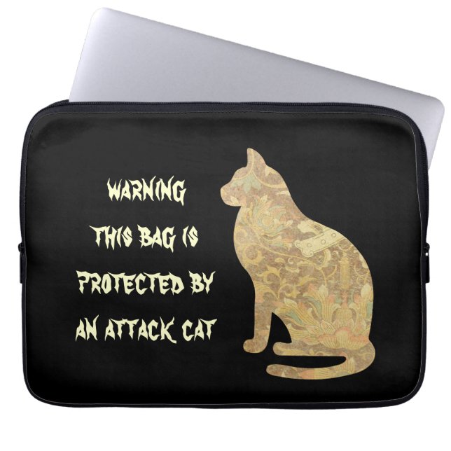 Varningsattentat Laptop sleeve (Framsidan)