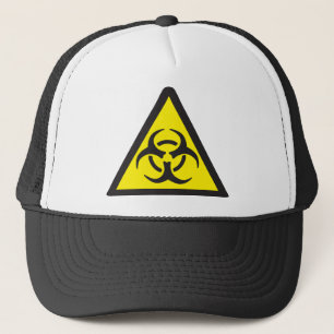 VarningsBiohazardsymbol Truckerkeps