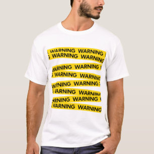 Varningsdesign T Shirt