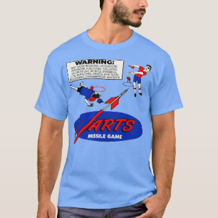 Varningsetikett Gräsmatta Jarts Missile-spel T Shirt