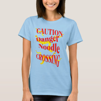 Varningsfara Noodle Crossing 3 T Shirt