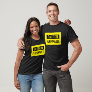 Varningsfel tecken t shirt