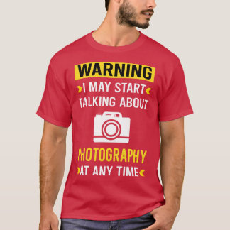 Varningsfotografikamera T Shirt
