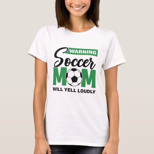 Varningsikonen Mamma kommer att fungera högt T Shirt (Framsida)