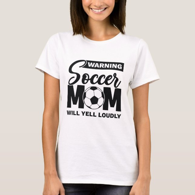 Varningsikonen Mamma kommer att fungera högt T Shirt (Framsida)