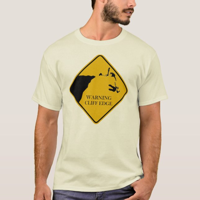 Varningsklippkant T-shirt (Framsida)