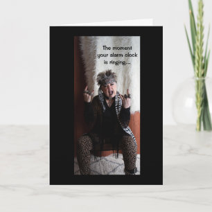 Varningsklockor för larm varje morgonkort kort