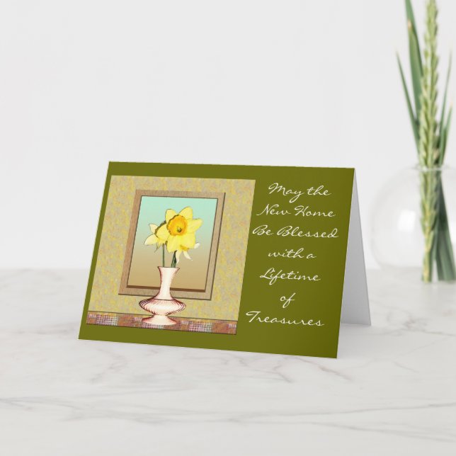 Varningskort för hus meddelande (Framsida)