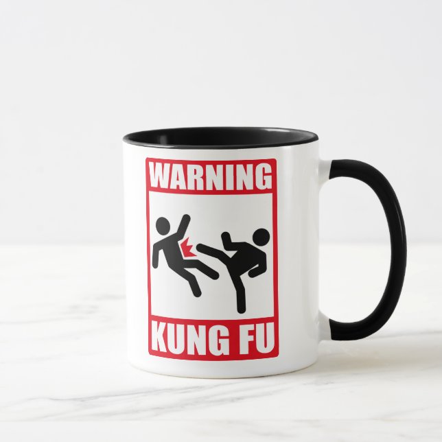 varningskung fu mugg (Höger)