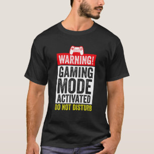 Varningsläget Aktiverat stör inte funktionen T Shirt