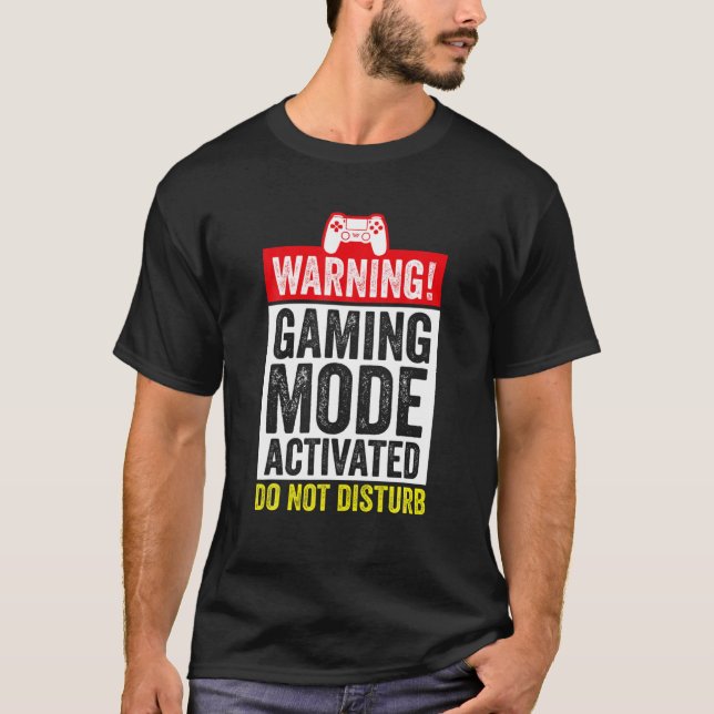 Varningsläget Aktiverat stör inte funktionen T Shirt (Framsida)