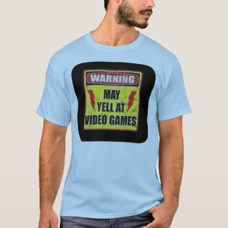 Varningsmajskrän på videospel t shirt