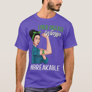 Varningsmedvetande om leversjukdom, oskadligt stöd t shirt