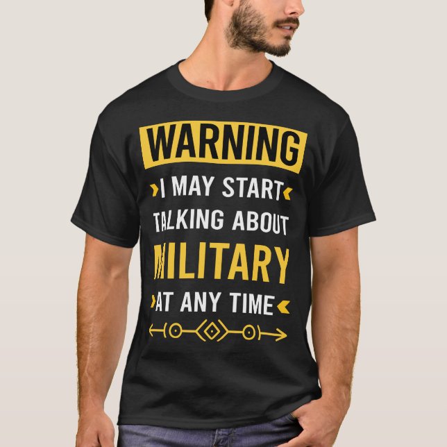 Varningsmilitär T Shirt (Framsida)
