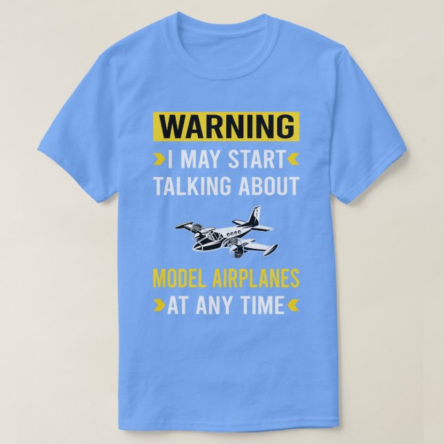 Varningsmodell Flygplan i Flygplan Flygplan T Shirt (Design framsida)