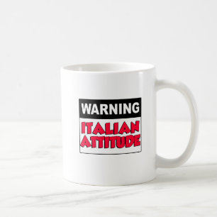 Varningsmugg med italiensk attityd kaffemugg