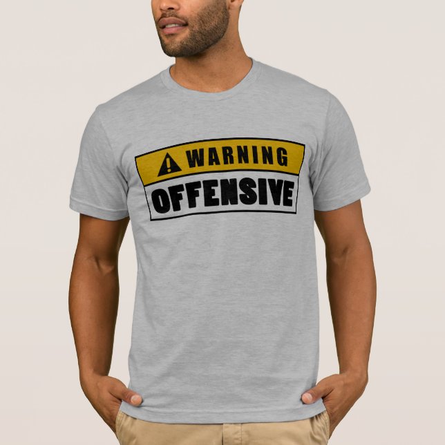 Varningsoffensivlockout Tee Shirt (Framsida)