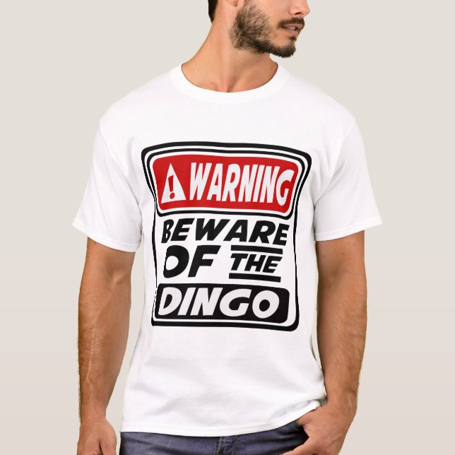 VARNINGSPERSONAL FÖR DINGO T-SHIRT (Framsida)