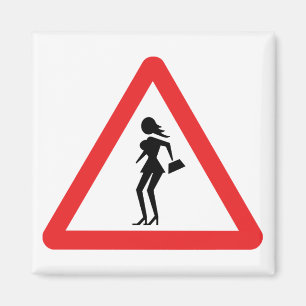 Varningsprostituerad (Attenzione Prostituute) - sk Magnet