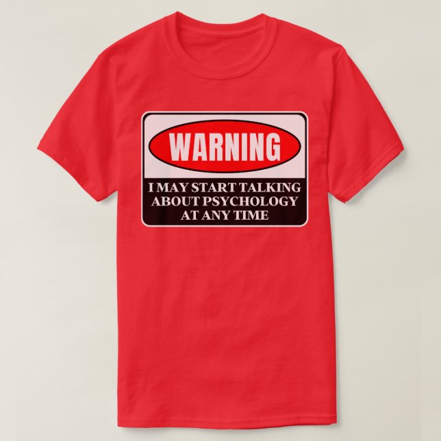 Varningspsykologi 2 t shirt (Design framsida)