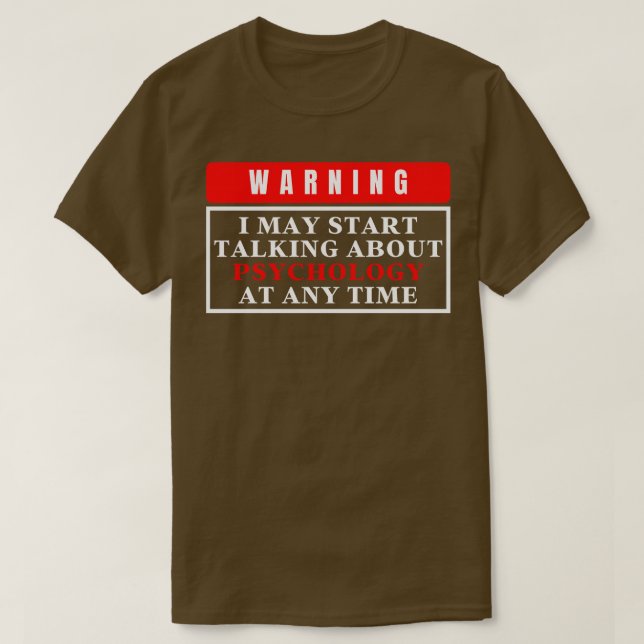 Varningspsykologi 5 t shirt (Design framsida)