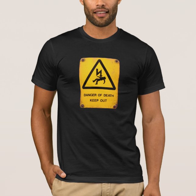 Varningssignal 001 tee shirt (Framsida)