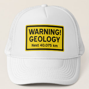 Varningssignal för geologi (metrisk) truckerkeps