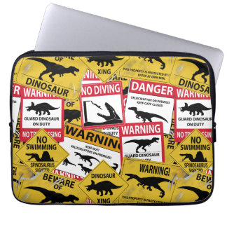 Varningssignaler för dosinosaur laptop fodral
