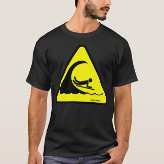 Varningsskylt för Bellyboarding T Shirt