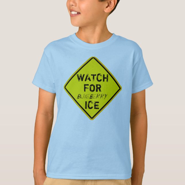 Varningsskylt för ICE T-shirt (Framsida)