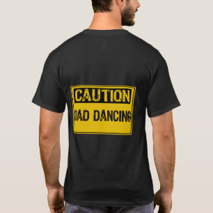 Varningsskylt - Pappa Dancing Gult/Black Tee