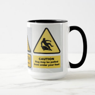 Varningsskyltar mugg
