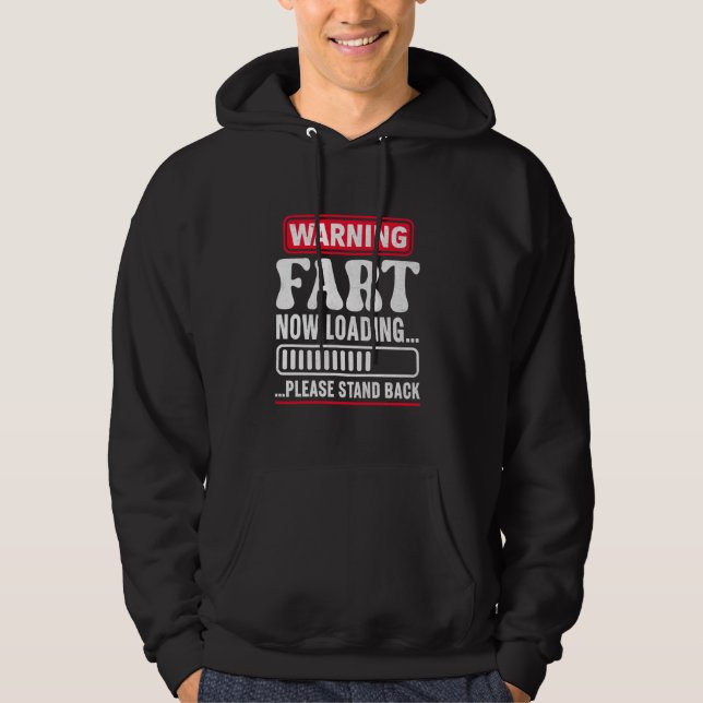 Varningsstart nu laddas, ställ tillbaka 1 hoodie (Framsida)